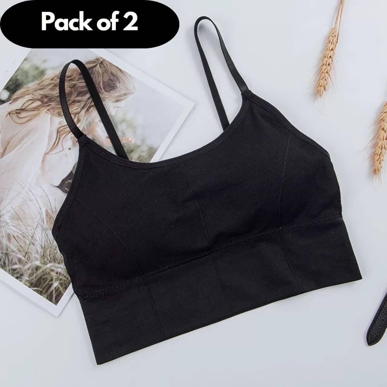Seamless Padded Bra Pack of 2